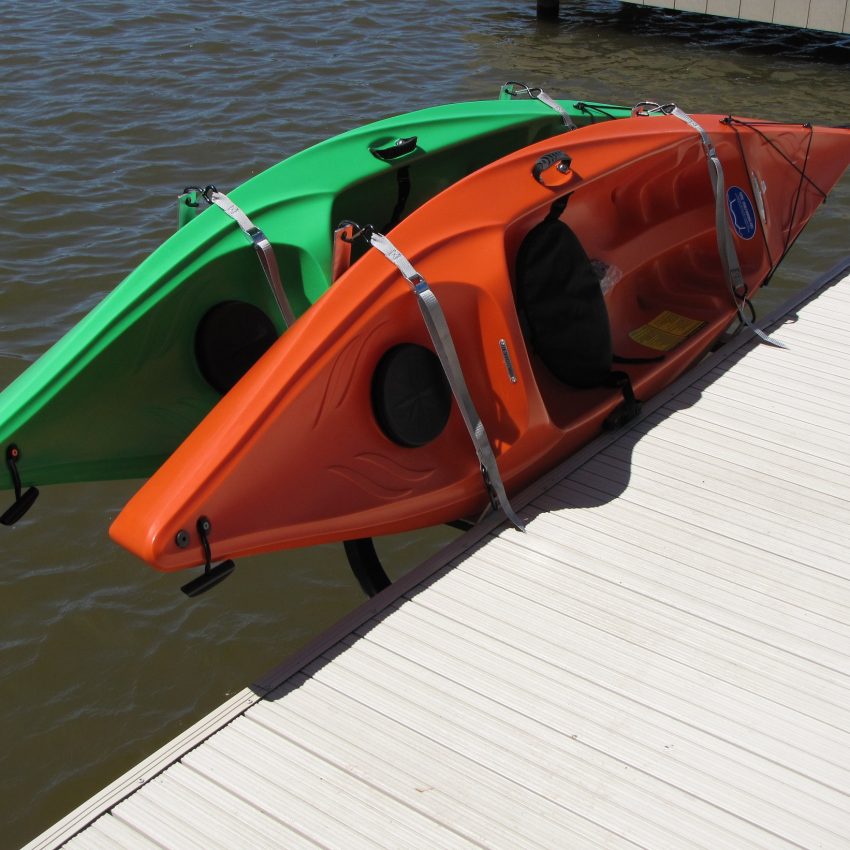Storage for two kayaks